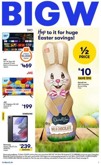 thumbnail - BIG W catalogue - Hop To It For Huge Easter Savings!