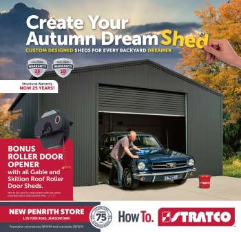 thumbnail - Stratco catalogue - Create Your Autumn Dream Shed