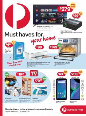 Australia Post - Must haves for your home