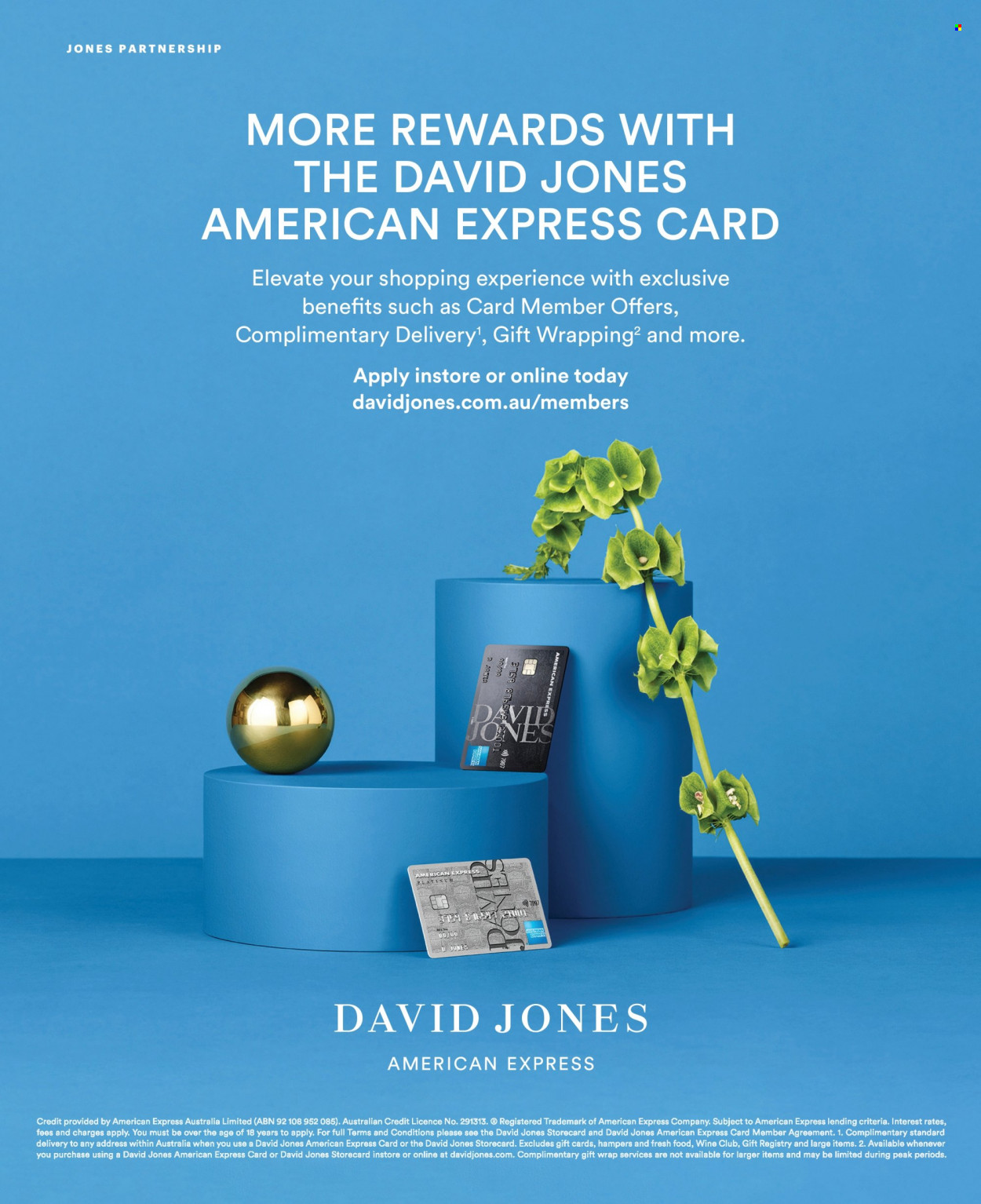 David Jones catalogue . Page 3.