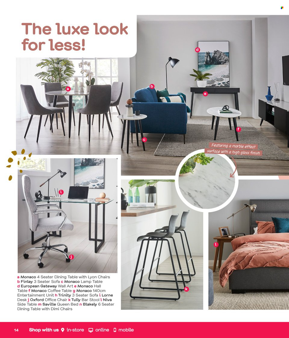 Fantastic Furniture catalogue  - 4.4.2022 - 29.5.2022. Page 14.