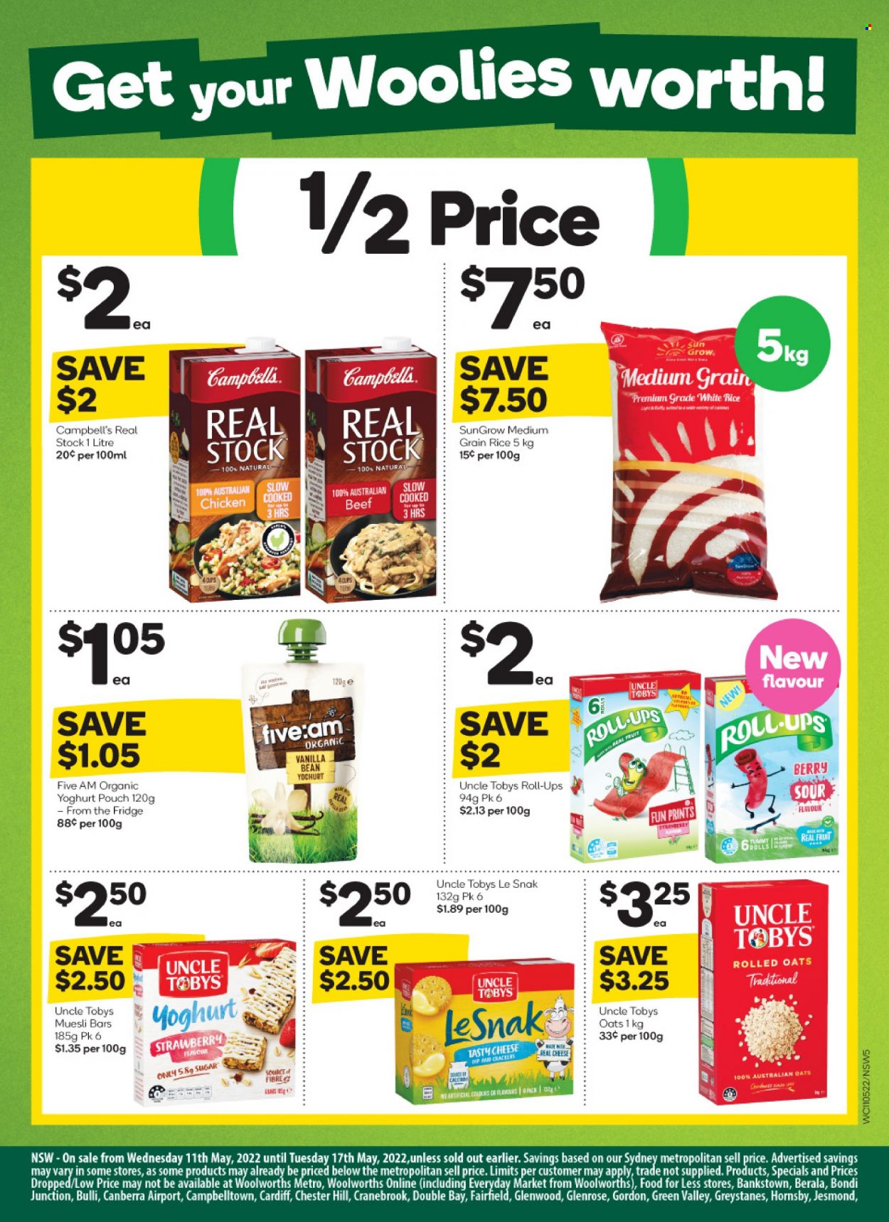 Woolworths catalogue  - 11.5.2022 - 17.5.2022. Page 5.