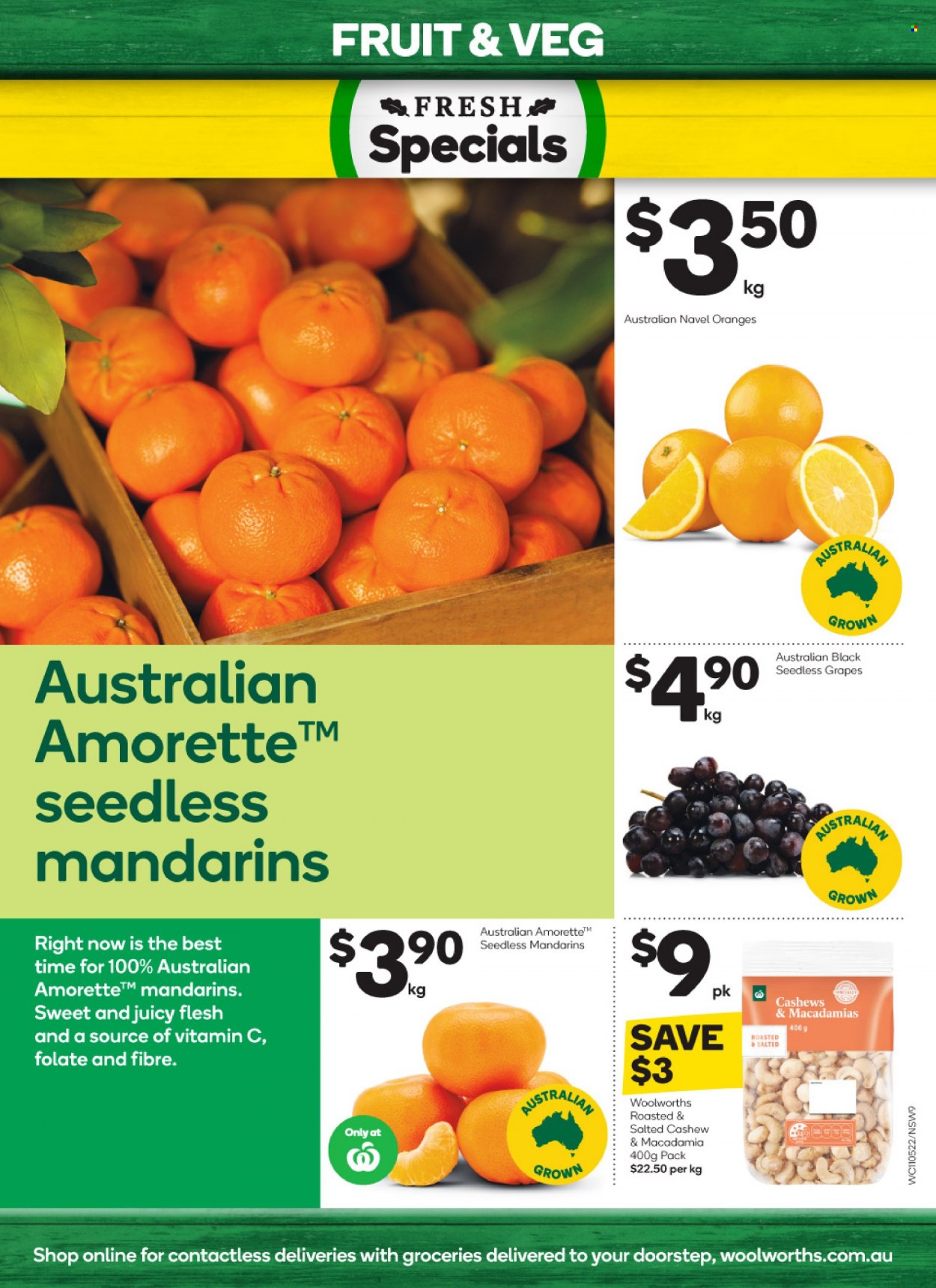 Woolworths catalogue  - 11.5.2022 - 17.5.2022. Page 9.