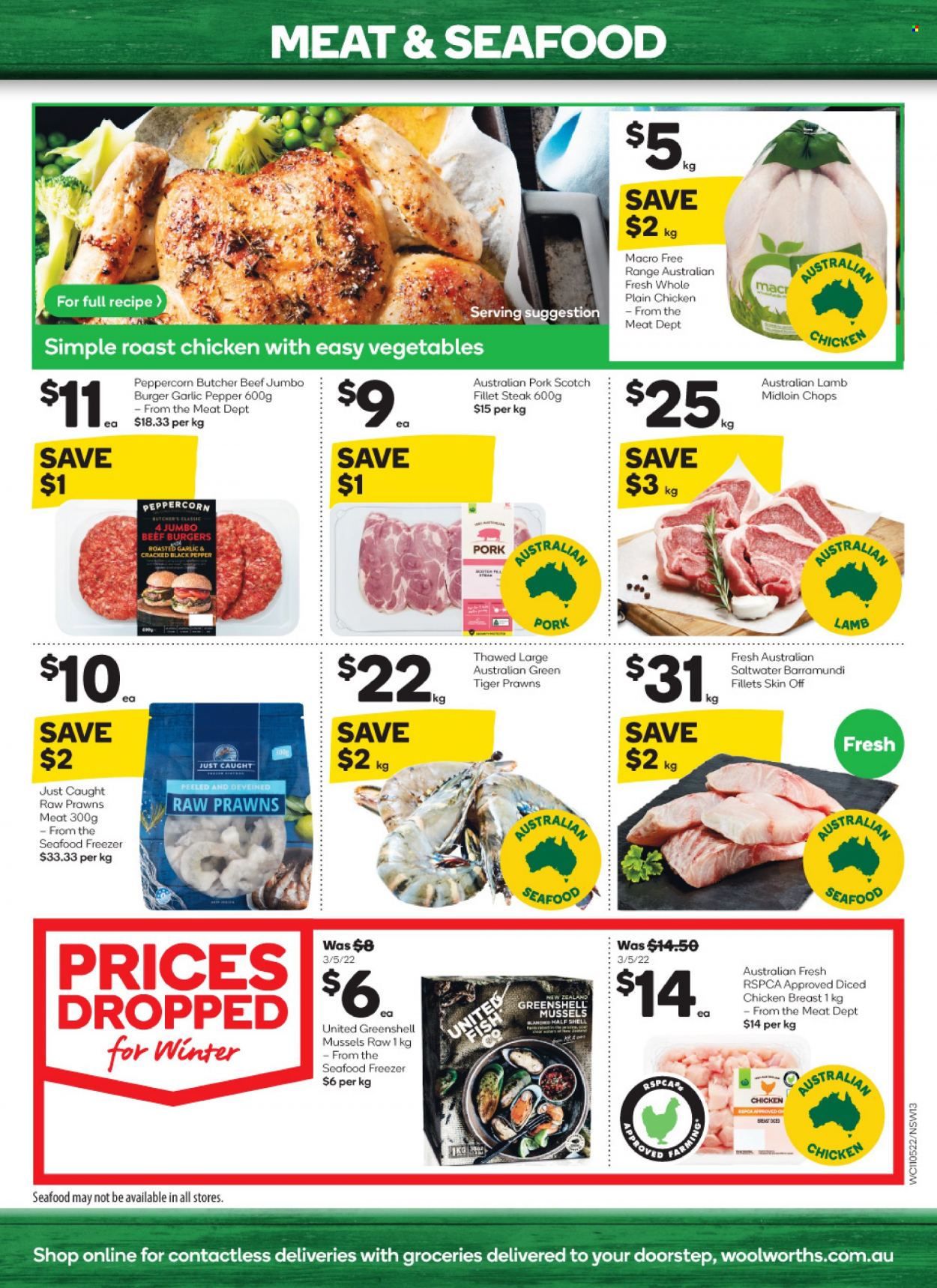 Woolworths catalogue  - 11.5.2022 - 17.5.2022. Page 13.
