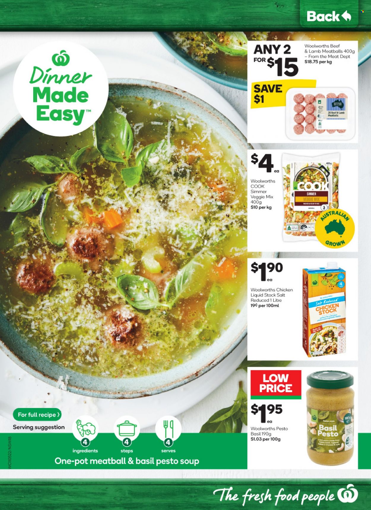 Woolworths catalogue  - 11.5.2022 - 17.5.2022. Page 18.