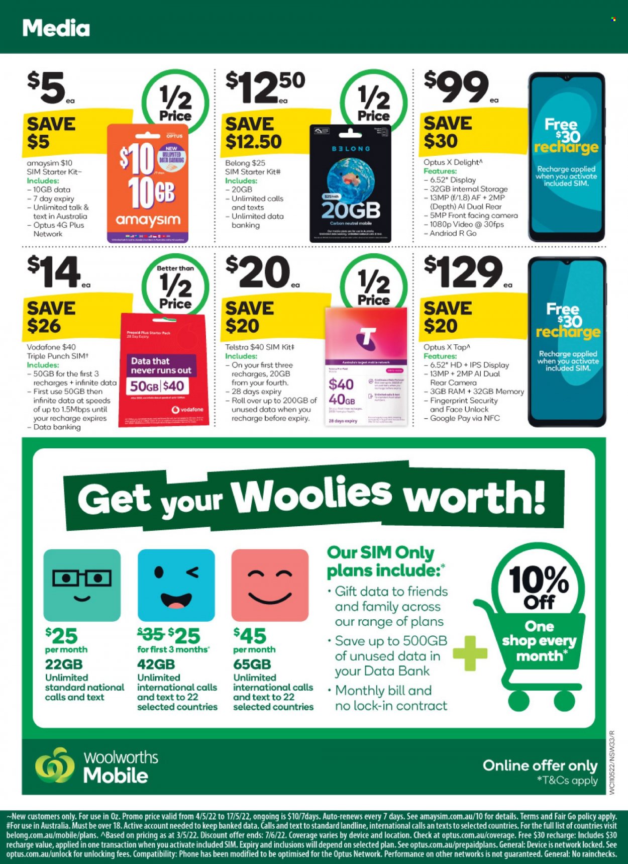 Woolworths catalogue  - 11.5.2022 - 17.5.2022. Page 33.