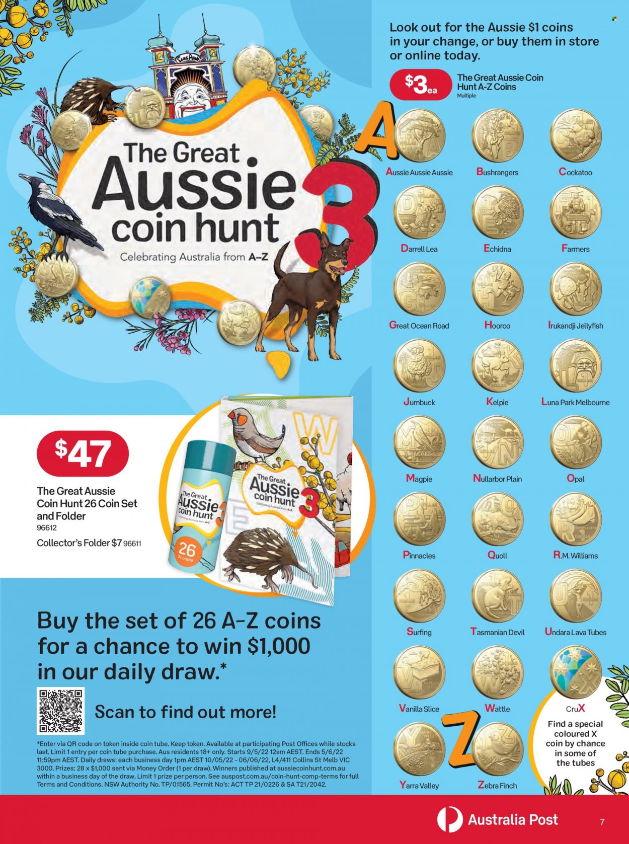 Australia Post catalogue  - 9.5.2022 - 5.6.2022. Page 7.
