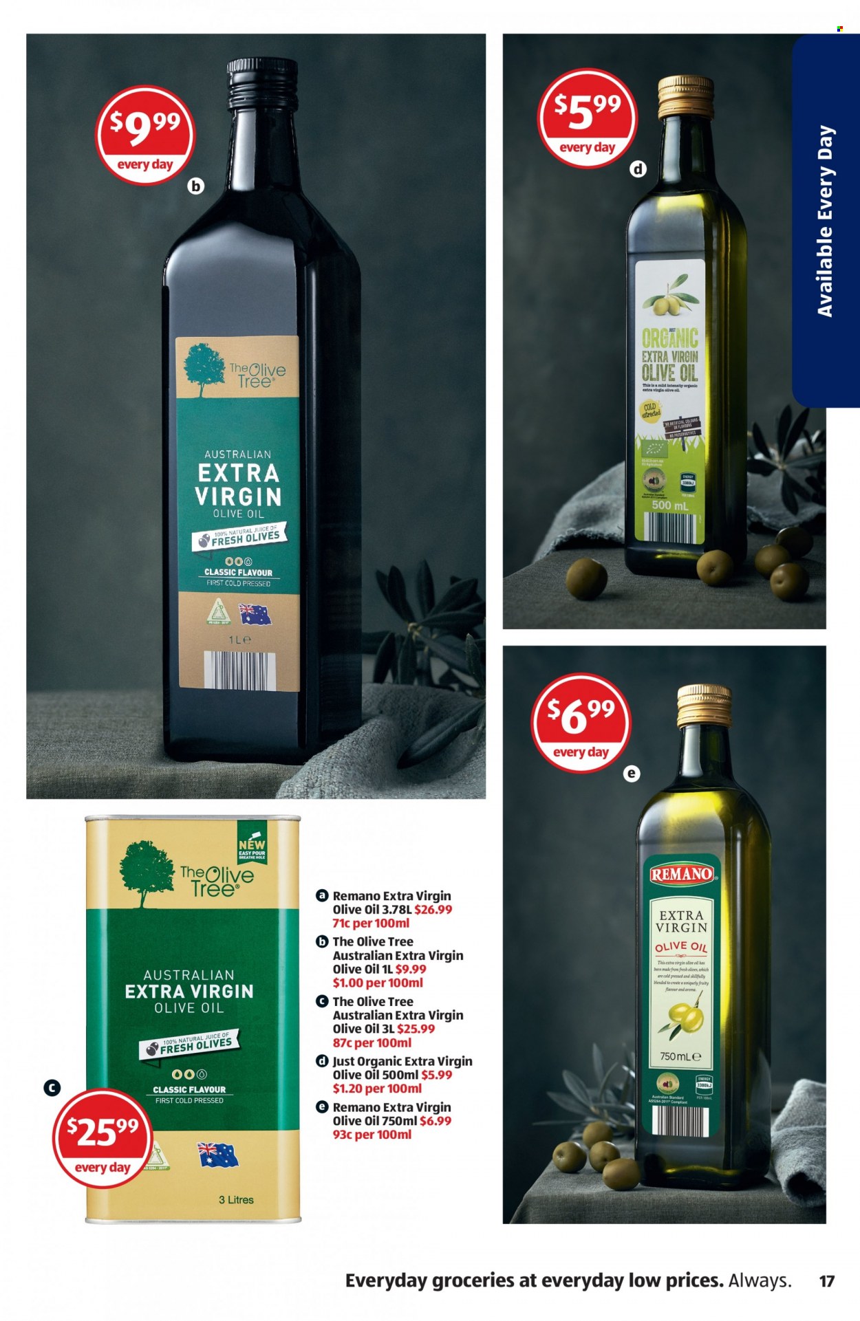 ALDI Catalogue - 19 May 2022 - 25 May 2022 - Sales products - olives, extra virgin olive oil, olive oil, oil, juice. Page 17.