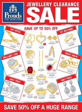 Prouds The Jewellers - Jewellery Clearance Sale