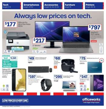 Officeworks catalogue - Always Low Prices on Tech