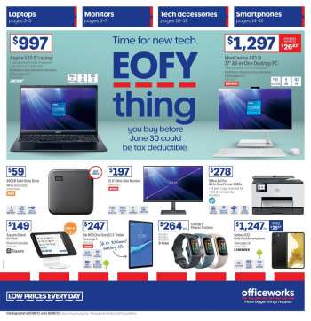 Officeworks Geelong catalogues