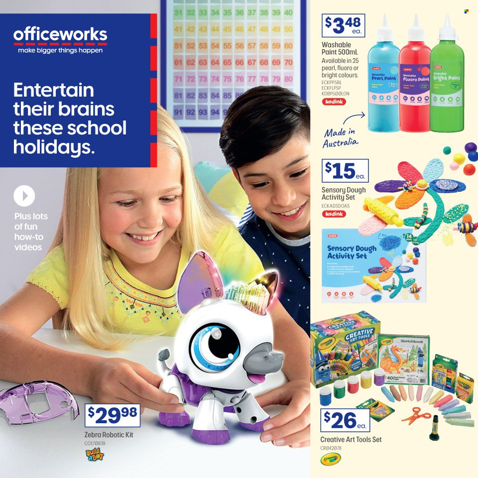Officeworks catalogue  - 11.6.2022 - 24.7.2022. Page 1.