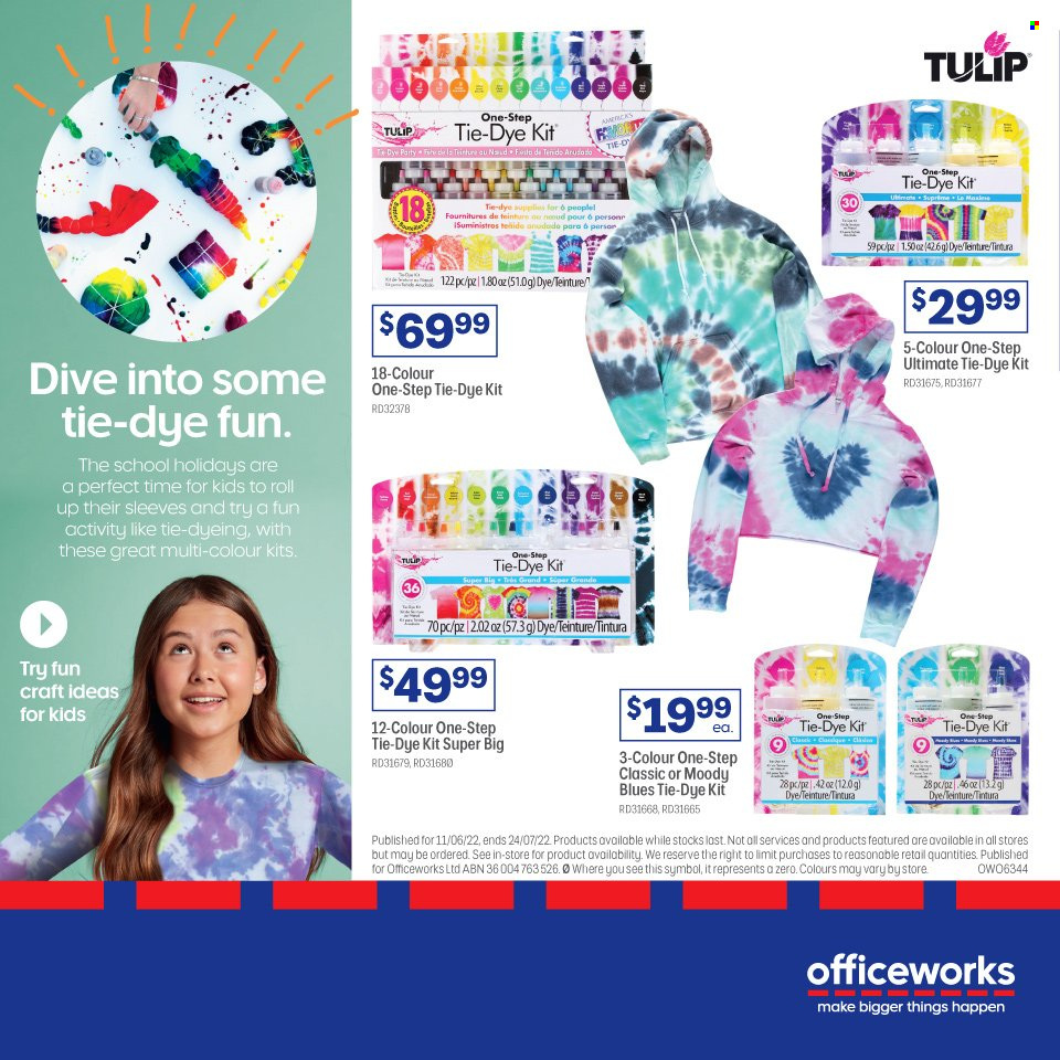 Officeworks catalogue  - 11.6.2022 - 24.7.2022. Page 11.