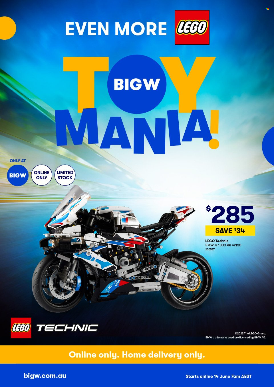 BIG W Catalogue - Sales products - LEGO, LEGO Technic. Page 1.