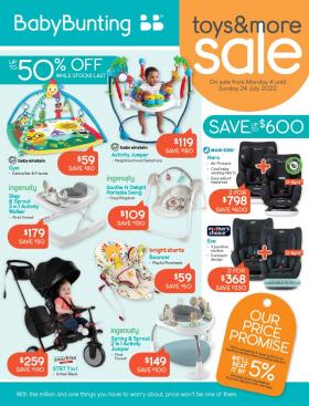 Baby Bunting - Toys & More Sale