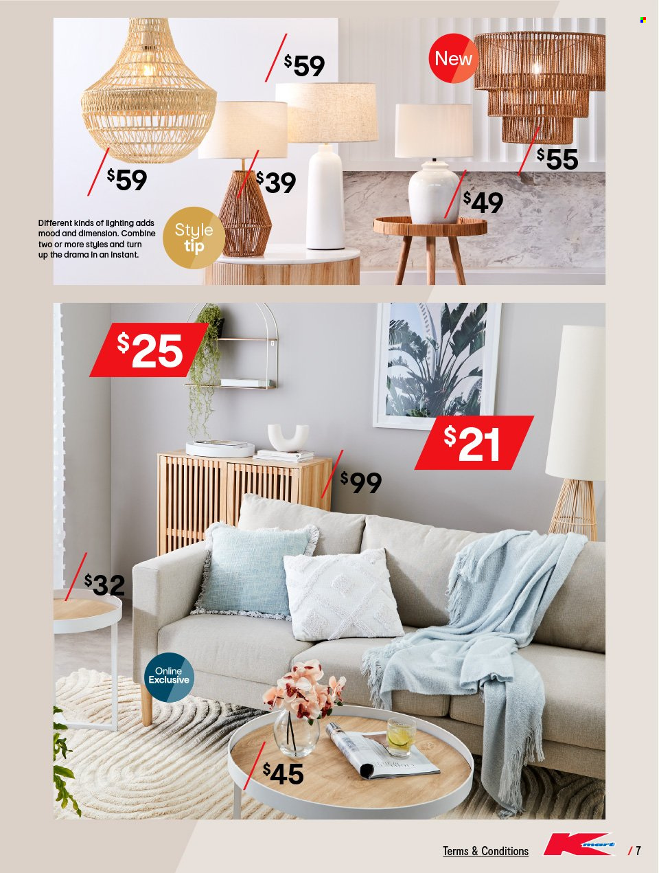 Kmart catalogue  - 28.7.2022 - 17.8.2022. Page 7.