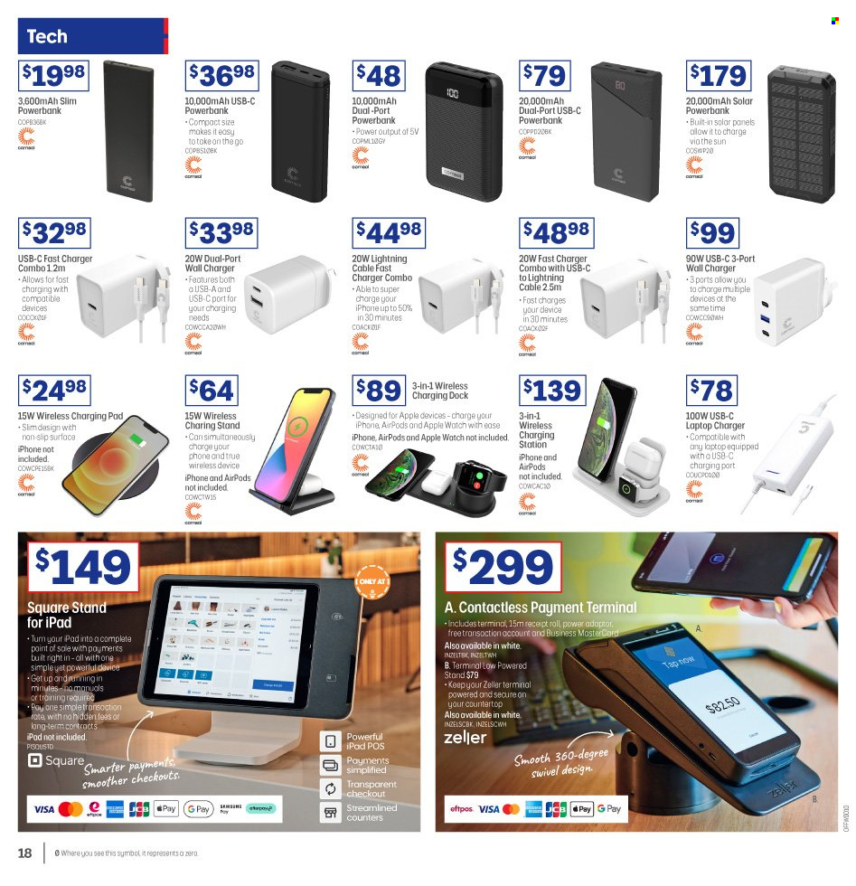 Officeworks catalogue  - 4.8.2022 - 18.8.2022. Page 18.
