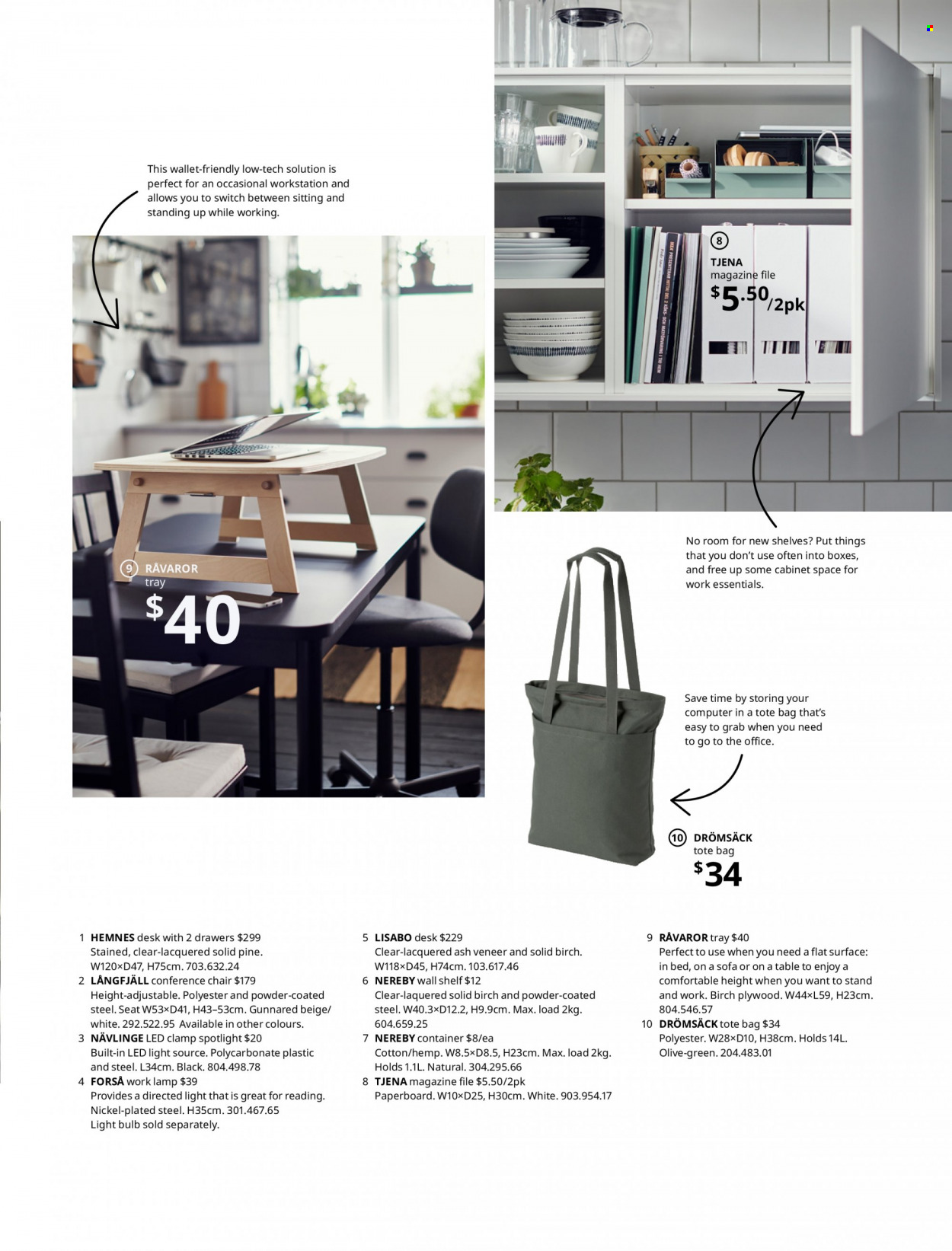 IKEA catalogue . Page 13.