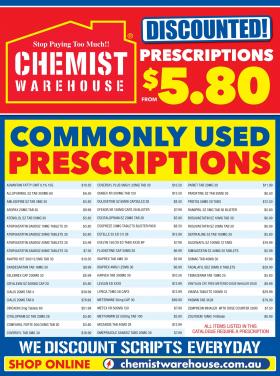 Chemist Warehouse - Discounted! Prescriptions