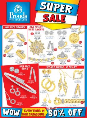 Prouds The Jewellers - Super Sale