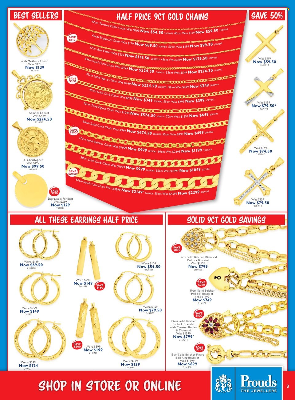 Prouds The Jewellers catalogue  - 5.9.2022 - 23.10.2022. Page 3.
