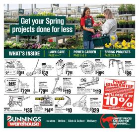 Bunnings Warehouse - Get Your Spring Projects Done for Less