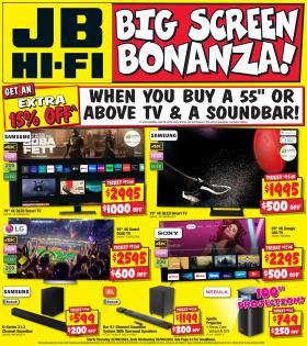 JB Hi-Fi - Big Screen Bonanza