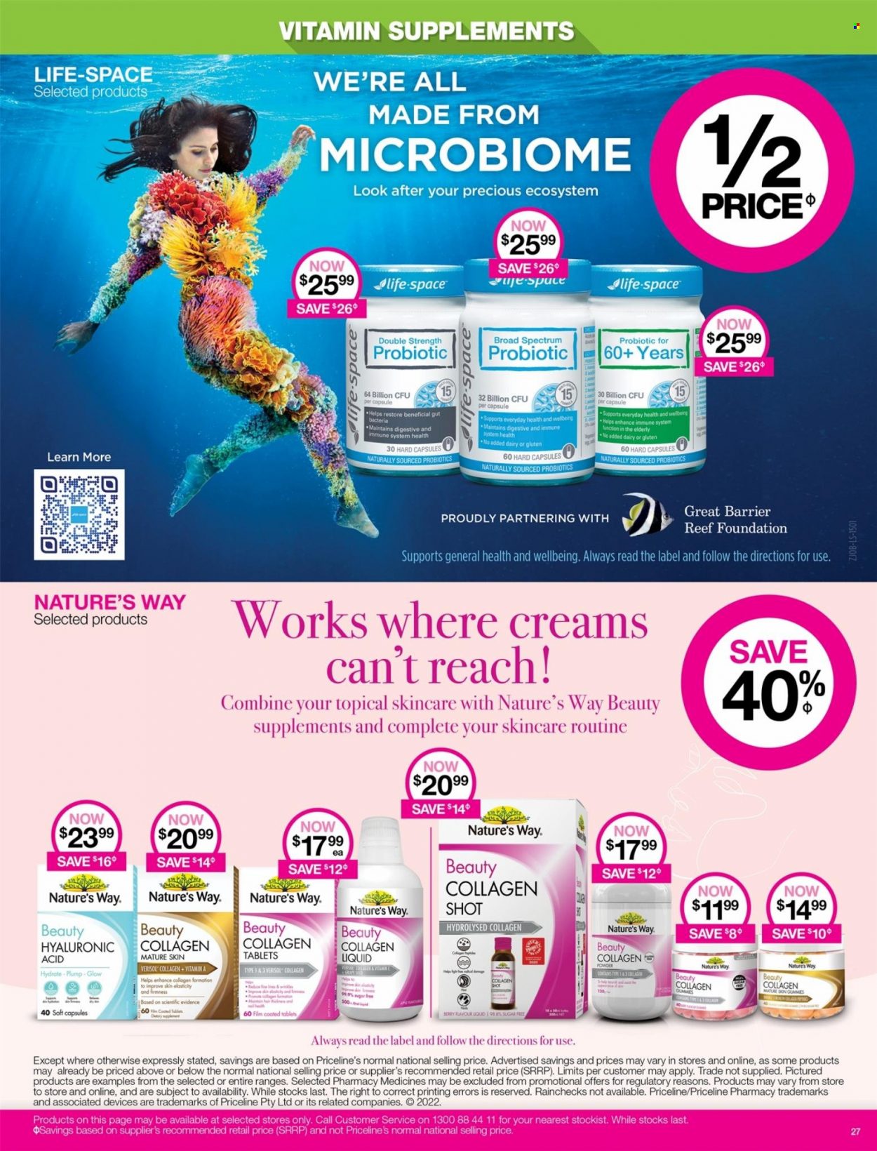 Priceline Pharmacy catalogue  - 22.9.2022 - 5.10.2022. Page 27.