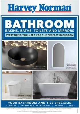 Harvey Norman - Bathrooms: Basins, Baths and Toilets