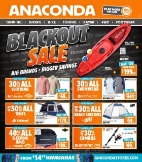 Anaconda - Blackout Sale