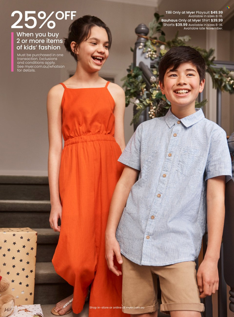Myer catalogue . Page 38.