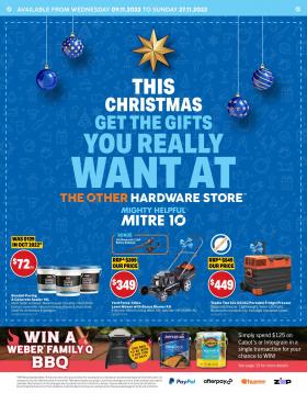 Mitre 10 - This Christmas Get The Gifts You Really Want At The Other Hardware Store