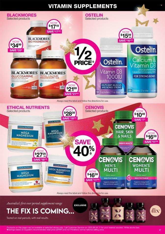 Priceline Pharmacy catalogue  - 23.11.2022 - 8.12.2022. Page 27.