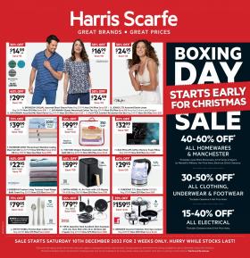 Harris Scarfe - Boxing Day Sale