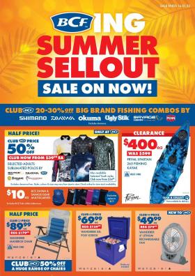 BCF - BCFING SUMMER SELLOUT