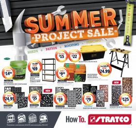 Stratco - Summer Project Sale