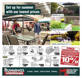 Bunnings Warehouse - Set Up For Summer With Our Lowest Prices