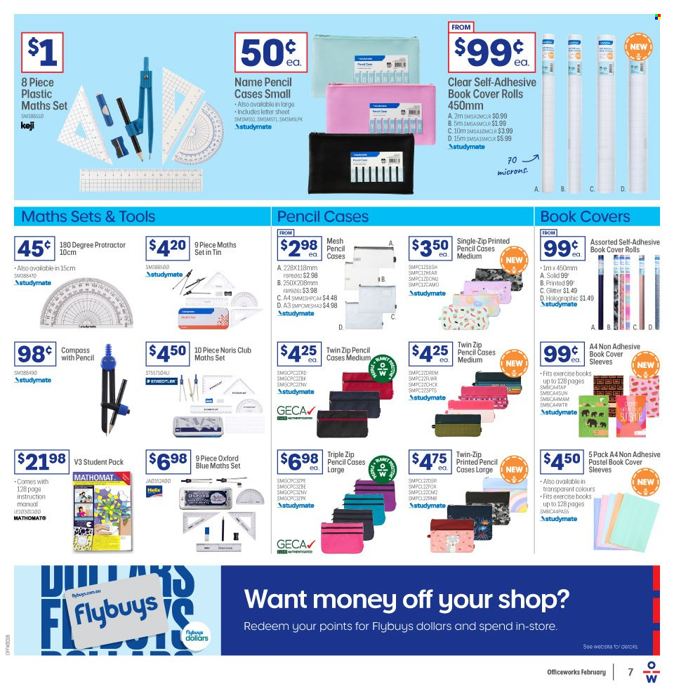 Officeworks catalogue  - 19.1.2023 - 2.2.2023. Page 7.