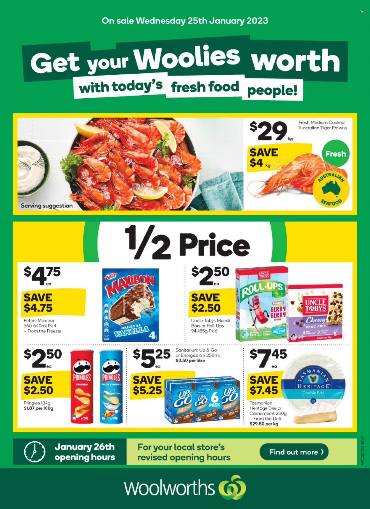 Woolworths catalogue  - 25.1.2023 - 31.1.2023. Page 1.