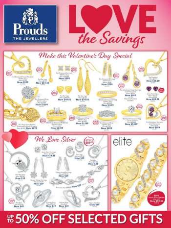 Prouds The Jewellers catalogue - Love The Savings