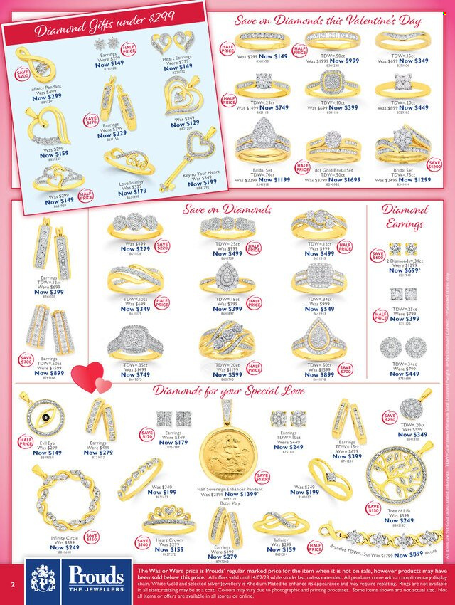 Prouds The Jewellers catalogue  - 23.1.2023 - 14.2.2023. Page 2.