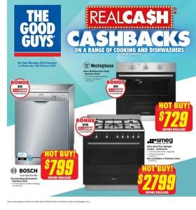The Good Guys - Get RealCa$h on a Range of Cooking Appliances!