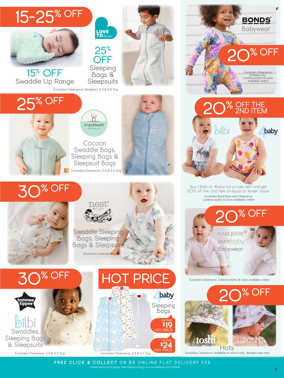 Baby Bunting catalogue  - 26.1.2023 - 26.2.2023. Page 11.