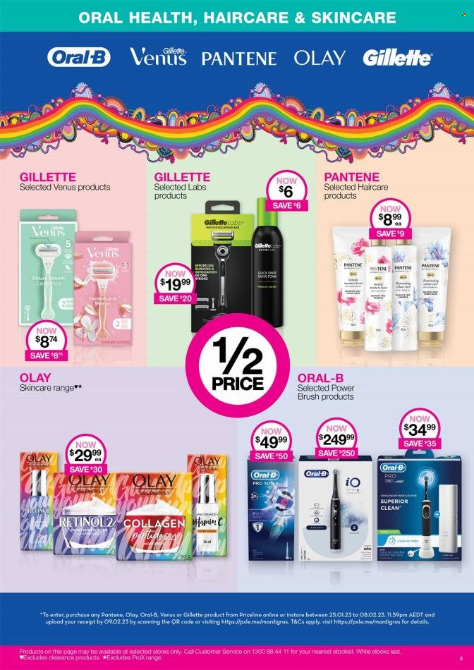 Priceline Pharmacy catalogue  - 25.1.2023 - 8.2.2023. Page 3.