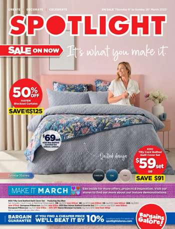 Spotlight catalogue - It's What You Make It