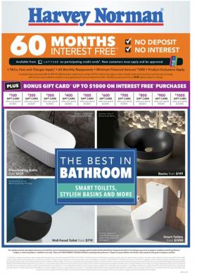Harvey Norman - March Bathroom & Tiles - Smart Toilet