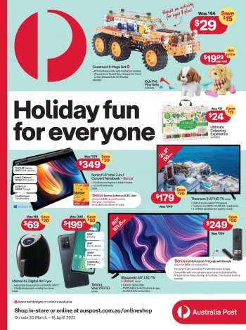 Australia Post catalogue - Holiday fun for everyone