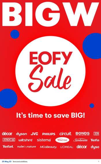 BIG W catalogue - EOFY Sale