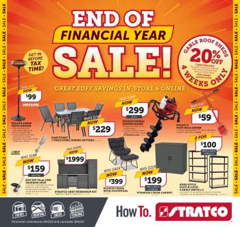 Stratco catalogue - End Of Financial Year Sale!