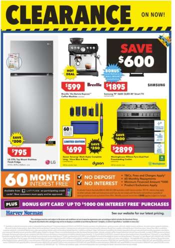 Harvey Norman catalogue - June Clearance Electrical